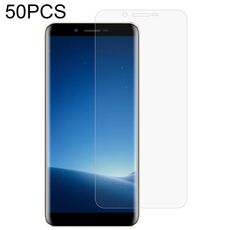 Film di vetro temperato da 50 pezzi 0.26mm 9h 2.5D per Doogee X60L