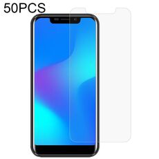 50 PCS 0.26mm Film di vetro temperato 9h 2.5D per Doogee x70