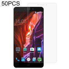 50 PCS 0.26mm 9h Film in vetro temperato per Elephone P9000