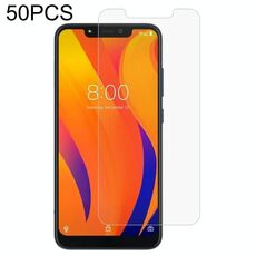 50 PCS 0.26mm Film in vetro temperato 9h 2.5D per BQ VSmart Joy 1 Plus