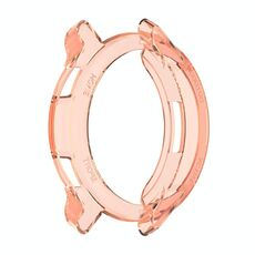 Per Xiaomi orologio colore 2 mezza copertura custodia protettiva in TPU scavata (rosa trasparente)