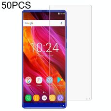 50 PCS 0.26MM Film in vetro temperato 9h 2.5D per Oukitel Mix 2