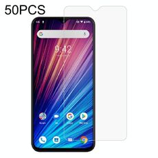 50 pz 0.26mm 9h 2,5D film in vetro temperato per Gioco Umidigi F1