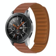 22 mm Silicone Magnetic Watch Band per Huawei Watch GT2 Pro (Brown)