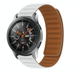 22 mm Silicone Magnetic Watch Band for Honor Watch Magic (White)