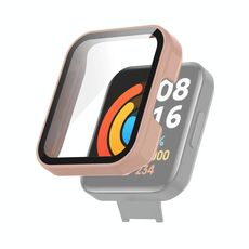 Per Xiaomi Redmi orologio 2 PC + custodia protettiva in vetro temperato (fiore di ciliegio rosa)
