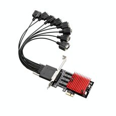 PCIE a DB9 RS232 Scheda di espansione della porta seriale PCI-E Convertitore della scheda riser Express PCI-E