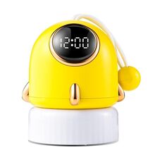 TW-L47 Small Rocket Portable Clock LED lampada di proiezione (giallo)