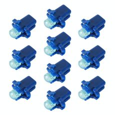 10 PCS B8.3 0.2W DC12V Cuneo del cuneo Pannello per cuoio Pannocchia LED Light Cruscotto Calibro Cluster Indicatore di cluster Lampadina (luce blu)