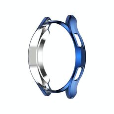 Per Samsung Galaxy Watch4 Classic 42mm Electrictoplating Half-Pack Case protettiva in TPU (Midnight Blue)