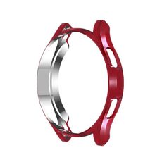 Per Samsung Galaxy Watch4 Classic 46mm Electroplating Hollow Half-Pack Custodia protettiva TPU (rosso)
