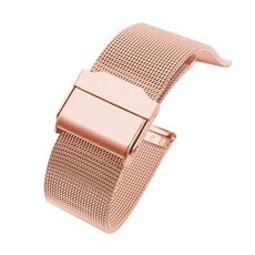 Per Huawei Watch GT 3 42mm acciaio inox ACCIAIO IN ACCIAIO DI ASSICURAZIONE DOPPIA ASSICURAZIONE Cinturino per orologio (oro rosa)