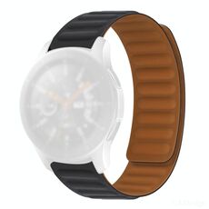 Cinturino per orologio magnetico in silicone per Huawei GT 3 42mm (nero)