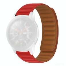 Cinturino per orologio magnetico in silicone per Huawei GT 3 42mm (rosso)