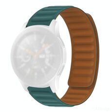 Cinturino per orologio magnetico in silicone per Huawei GT 3 42mm (verde malachite)