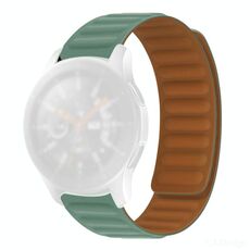Cinturino per orologio magnetico in silicone per Huawei GT 3 42mm (ago di pino verde)
