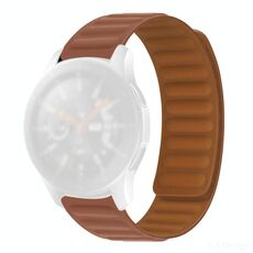 Cinturino per orologio magnetico in silicone per Huawei GT 3 42mm (marrone)