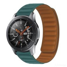 Cinturino per orologio magnetico in silicone per Huawei GT 2 42mm (verde malachite)