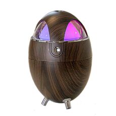 Y18 Mini USB Bedroom Spray Bright Night Lamp Lamp Umidificatore (grano di legno profondo)