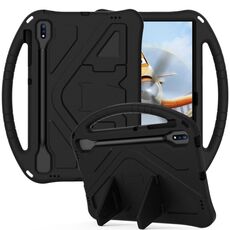Per Samsung Galaxy Tab S8 + / TAB S8 PLUS / TAB S7 FE / TAB S7 + T970 / T975 / T976 EVA Custodia protettiva anti-caduta con supporto con supporto (nero)