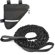 Corda del rimorchio della bicicletta Corda di trazione della tensione del genitore-bambino (borsa del triangolo nero +)