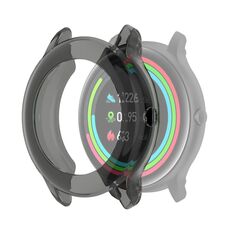 Per Xiaomi Imilab KW66 / Yamay SW022 Mezza copertura Cassa protettiva in TPU scavata (nero trasparente)