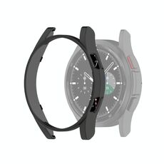 Per Samsung Galaxy Watch4 Classic 42mm Mezza copertura Caso protettivo per PC scavato (nero)