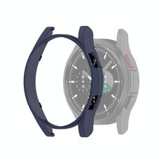Per Samsung Galaxy Watch4 Classic 42mm Mezza copertura Cassa protettiva per PC scavata (Midnight Blue)