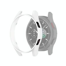 Per Samsung Galaxy Watch4 Classic 46mm Mezza copertura Cassa protettiva per PC scavata (bianco)