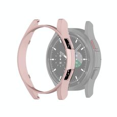 Per Samsung Galaxy Watch4 Classic 46mm Mezza copertura Caso protettivo per PC scavato (oro rosa)