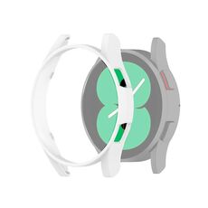 Per Samsung Galaxy Watch4 40mm Mezza copertura Custodia protettiva per PC scavata (bianco)