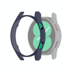Per Samsung Galaxy Watch4 40mm Mezza copertura Custodia protettiva per PC scavata (Blu di mezzanotte)