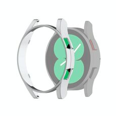 Per Samsung Galaxy Watch4 40 mm Mezza copertura Cassa protettiva per PC scavata (argento)