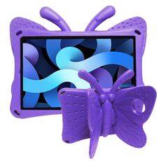 Per GALAXY TAB A 10,9 2019 T510 / T515 BARTFALLY BRACKET STILE EVA BAMBINI BAMBINI COPERTURA PROVA Custodia protettiva (viola)