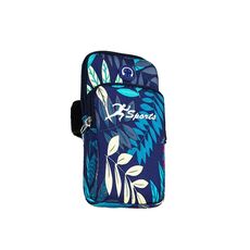 2 pz B026 Esecuzione di Borsa del braccio del telefono cellulare Sport Yoga Borsa per cellulare, Specifica: Grande (foglie blu)