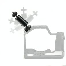 Digita un braccio magico Doppia scarpa da ballo a sfera a ballo 1/4 pollice Adattatore per GoPro Hero9 Black / Hero8 Black / 7 / 6/5/5 Sessione / 4 Sessione / 4/3 + / 3/2/1, Dji Osmo Azione, Xiaoyi e altre telecamere d'azione