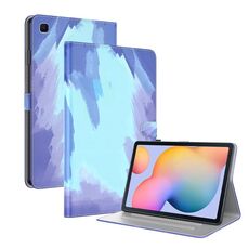 Per Samsung Galaxy Tab S6 Lite 10.4 pollici P610 / P615 Tensione ACQUATOR SCHEZZO PELLE SENTIRE MAGNETICO Horizontal flip custodia in pelle PU con supporto e carte Slot & Photo Frame & Sleep / Sleep Funzione (neve invernale)