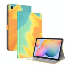 Per Samsung Galaxy Tab S6 Lite 10,4 pollici P610 / P615 Tensione ACQUATORE MODELLO ACQUISTA PELLE SENTIRE MAGNETICO Horizontal flip custodia in pelle PU con titolare e schede slot e foto cornice e sleep / funzione di sveglia (foglie d'autunno)
