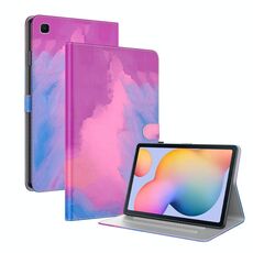 Per Samsung Galaxy Tab S6 Lite 10.4 pollici P610 / P615 Tensione ACQUISTA P610 / P615 Tensione ACQUISTA PELLE SENTIRE MAGNETIC Horizontal Flip PU Custodia in pelle con supporto e carte Slot & Photo Frame & Sleep / Wake-up Funzione (rosso viola)