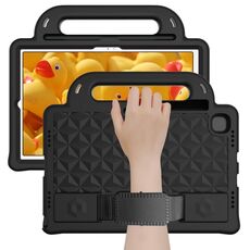 Per Lenovo TAB M10 PLUS TB-X606 10.3 Diamond Series EVA Anti-caduta antiurto antiurto manicotto con shell protettivo con supporto e cinturino (nero)
