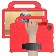Per Lenovo Tab M10 PLUS TB-X606 10.3 Serie Diamond Series EVA Anti-caduta Anti-caduta Anti-Antifuria Protettiva Custodia protettiva con supporto e cinturino (rosso)