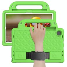 Per Lenovo TAB M10 PLUS TB-X606 10.3 Diamond Series EVA Anti-caduta antiurto antiurto manica protettiva con shell custodia con supporto e cinturino (verde)