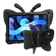 Per Lenovo TAB M10 PLUS TB-X606F / x 10.1 Stile staffa a farfalla in EVA Bambini Cassa protettiva della prova di caduta (nero)