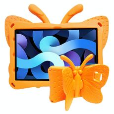 Per Lenovo TAB M10 PLUS TB-X606F / x 10.1 Stile staffa a farfalla in EVA Bambini cadenti Cassa protettiva della prova (arancione)