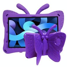 Per Lenovo TAB M10 PLUS TB-X606F / x 10.1 Stile staffa a farfalla in EVA Bambini Cassa di protezione da prova di caduta (viola)