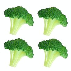 4 PCS Broccoli Simulazione del modello di alimento Photo Photo Puntelli