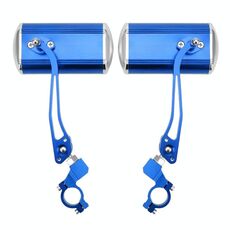1 paio BG-114 Electric Car Specchio Manubrio Manubrio Specchio di sicurezza retromarcia Specchio Mountain Bike Specchietto retrovisore (blu)
