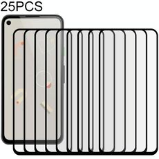 Per Google Pixel 4a 25 PCS Full Glue Pellicola in vetro temperato a schermo intero (nero)