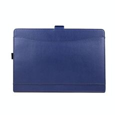 Per Microsoft Surface Pro 7/7+ Texture in microfibra in microfibratura in microfibra con custodia a flip orizzontale magnetica con slot e supporto per penne (blu)