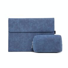 Per Microsoft Surface Pro 7/7+ custodia in pelle orizzontale a flip orizzontale sudafricana sudafricana + sacchetto di alimentazione con slot e supporto a penna (blu)